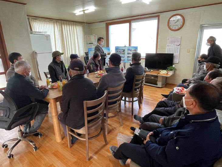 고성공공하수처리시설, 죽동마을 주민설명회