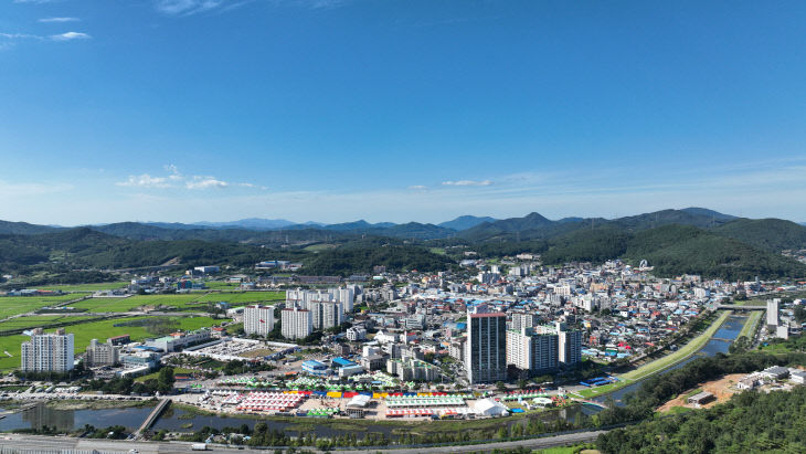 청양읍 읍내리 전경