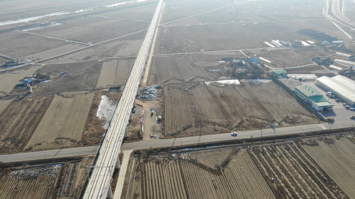 1.서해선 복선전철 삽교역 신설 예정부지 전경