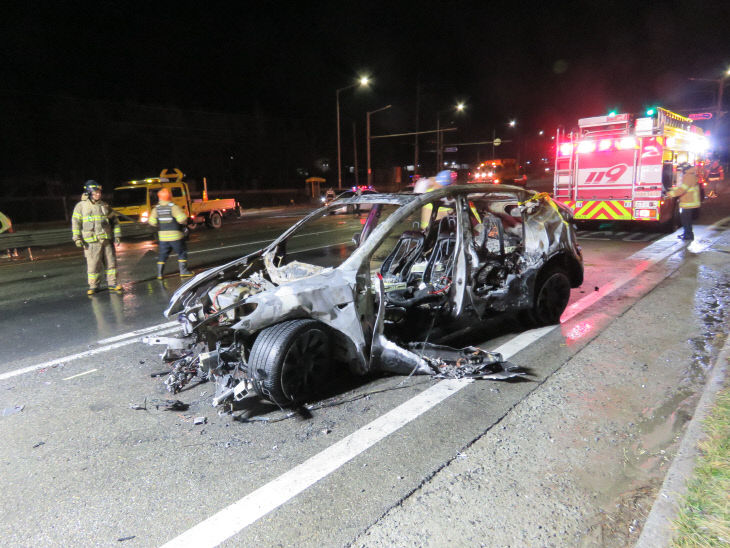 세종 화재 진압 후