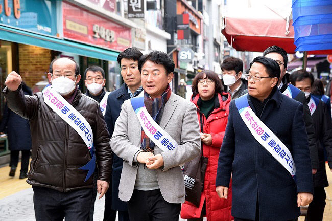 의정부시, 설맞이 민생현장 전통시장 살피다