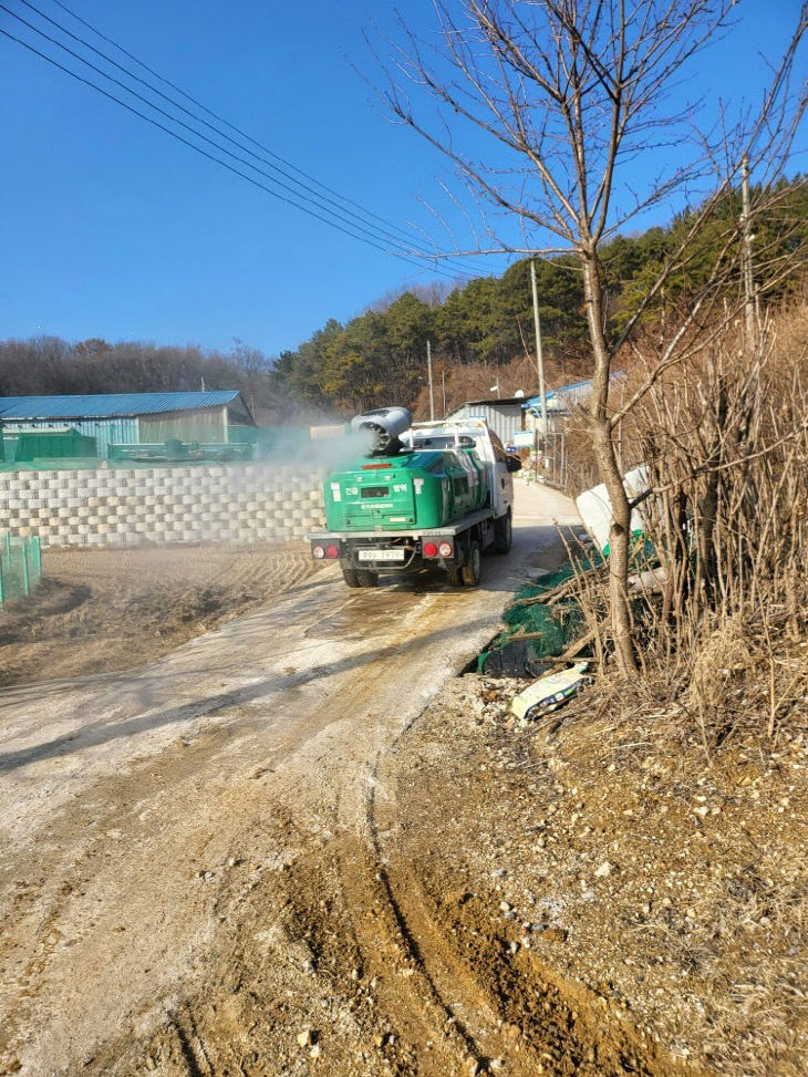 아산시, 설 명절 재난형 가축전염병 방역 강화
