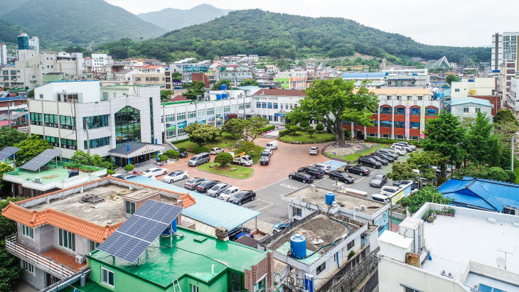 남해군청 전경