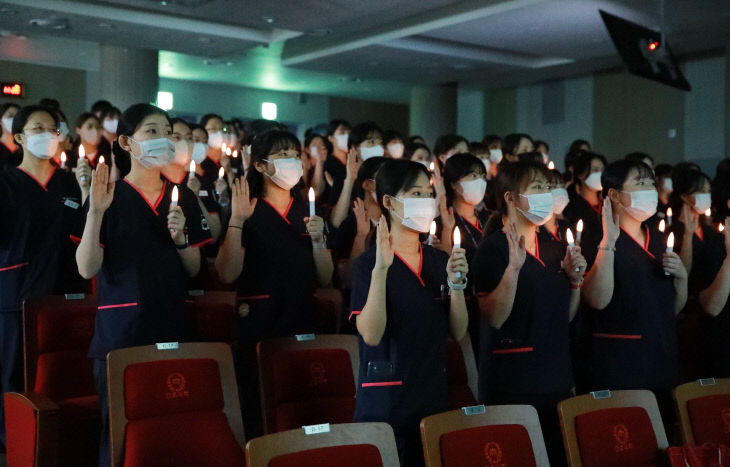 충남대 간호대학, ‘2023학년도 나이팅게일 선서식’ 개최-2