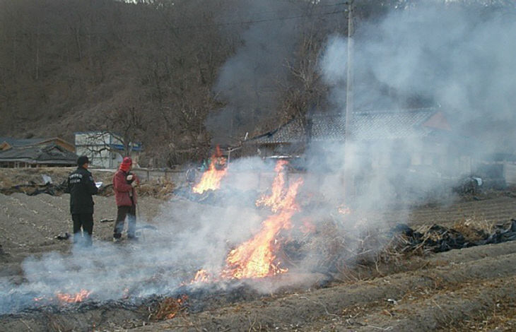 사진1.불법소각 단속