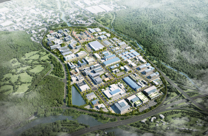 제천시 제4산업단지 조감도