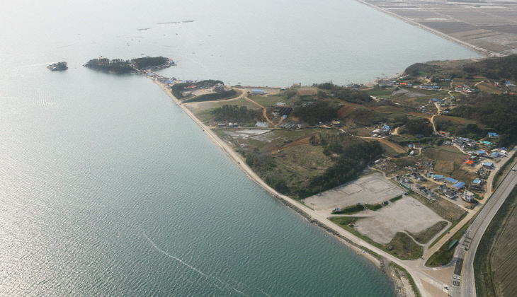 1. 간월도 관광지 항공사진