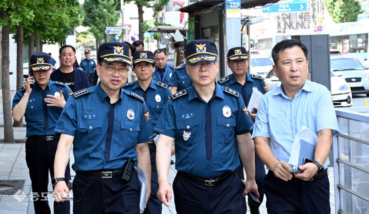 20230806-정용근 대전청장 으능정이 방문1