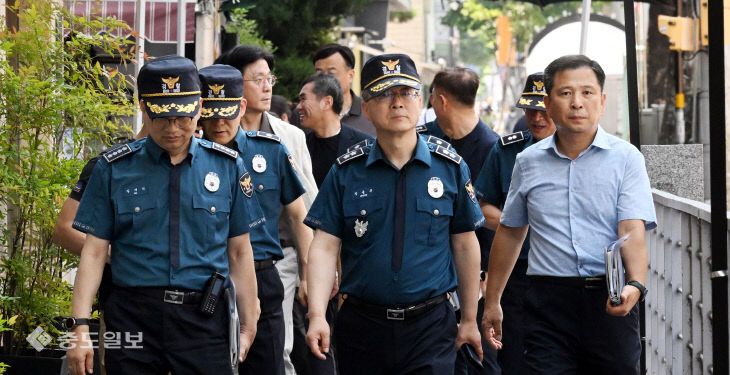 20230806-정용근 대전청장 으능정이 방문