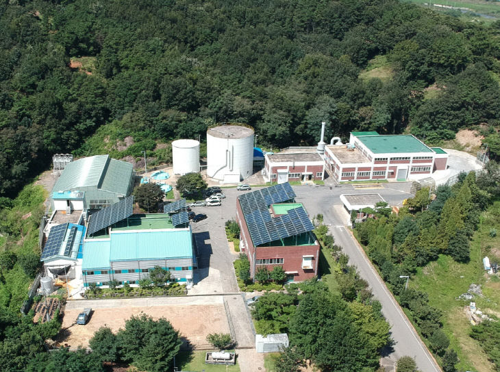 공주시 가축분뇨공공처리장 사진