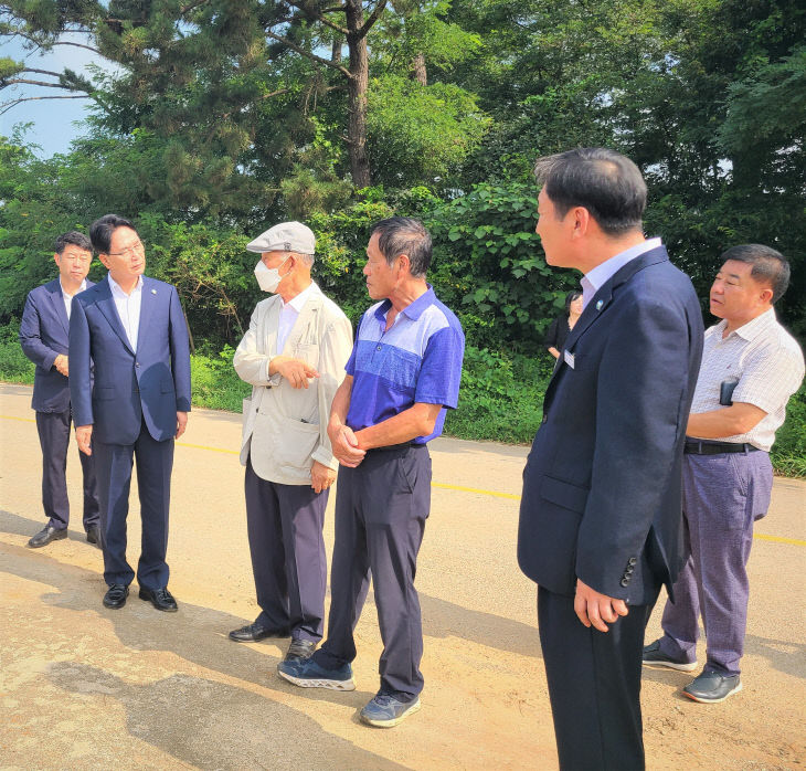 광복절 독립유공자 후손위문_정만엽 씨 방문