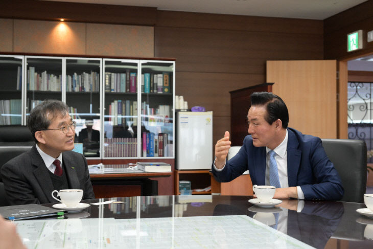 LH 대전충남지역본부 방문 당시