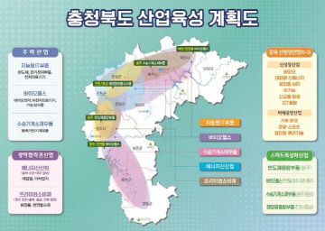 충북 산업육성 계획도