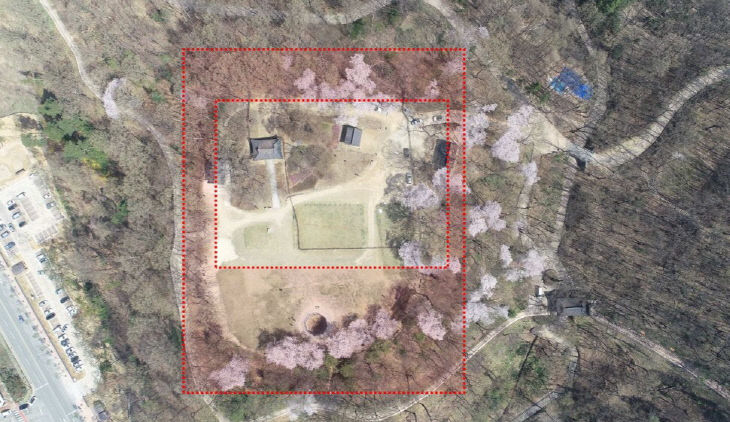 공산성 발굴 2023년 조사대상지역