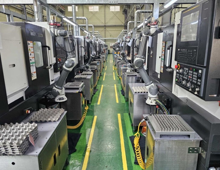 협동로봇 설치 운영 사진