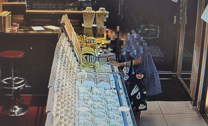 사진-서울 종로 w주얼리 범행 장면
