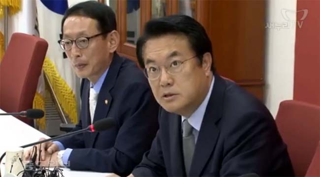 정진석 “국회법 정부 재의요구는 대통령의 고유권한”