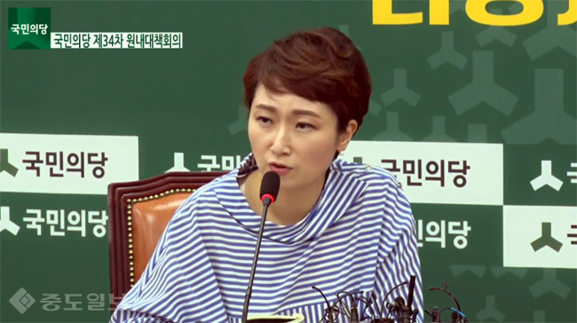 국민의당 이언주 ‘알바언급’ 영상
