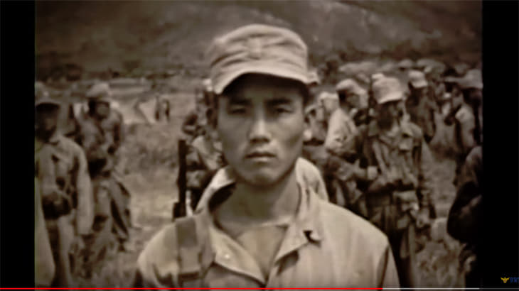  6.25 전쟁 시 미 해병대에 배속된 한국 경찰(1950년 8월)