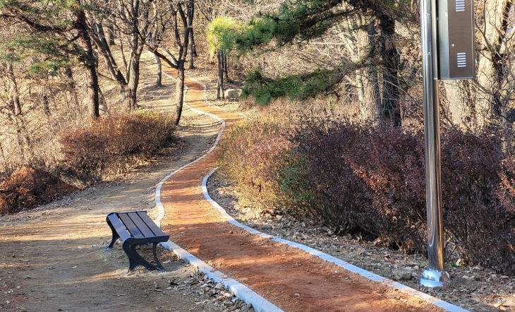 비학산맨발황톳길(산림공원과)