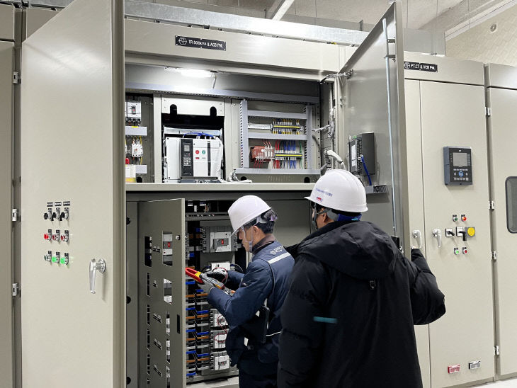 5.예산 1100년 기념관 수영장 전기시설 특별 점검 모습1