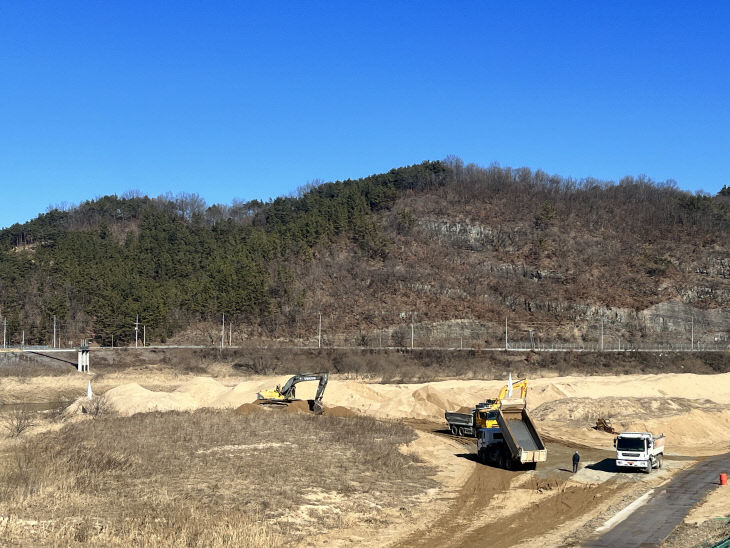 합천군, 황강 퇴적 하천골재 판매 죽고지구