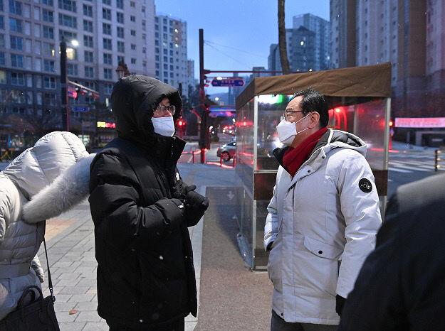 이현재 하남시장, 위례↔잠실역 31번 버스 긴급 현장점검(2)