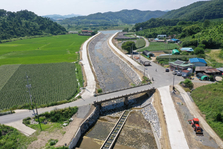 지난해 완료한 안민 자연재해위험개선지구정비사업) (2)