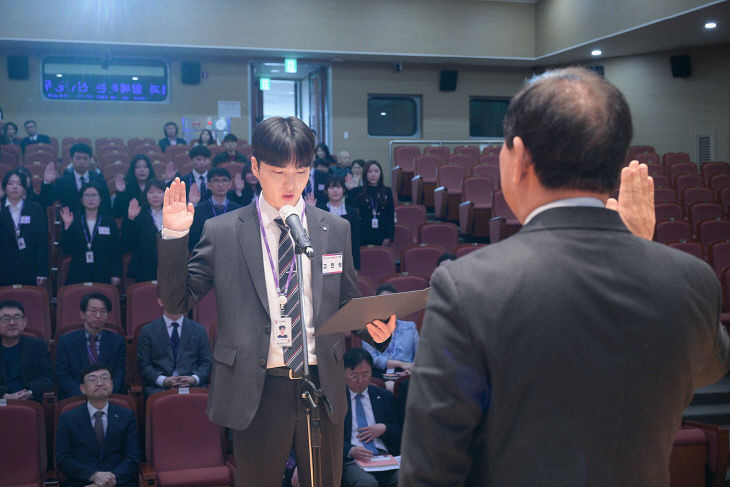 세종시,새내기 공무원 임용 축하행사