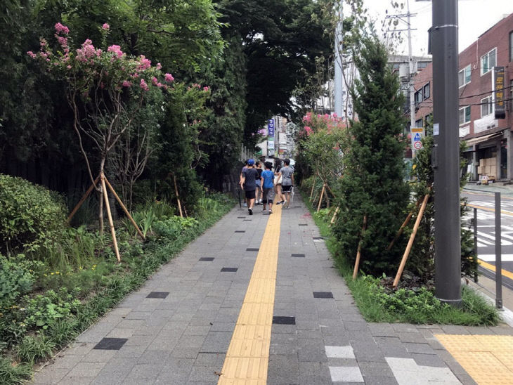 의정부시, 효자초등학교 어린이보호구역에 자녀안심 그린숲 조