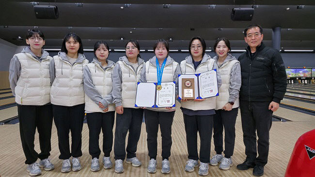 양주시청 볼링부, 협회장배 전국볼링대회 팀 종합 3위 올라