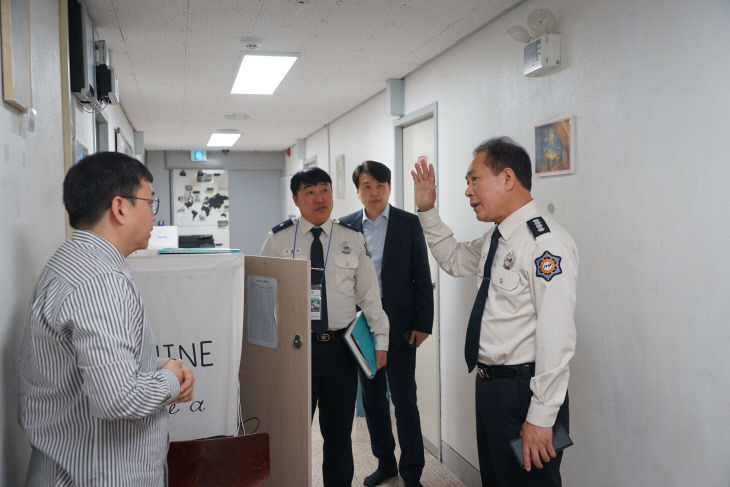 음성소방서 학교기숙사 방문 지도