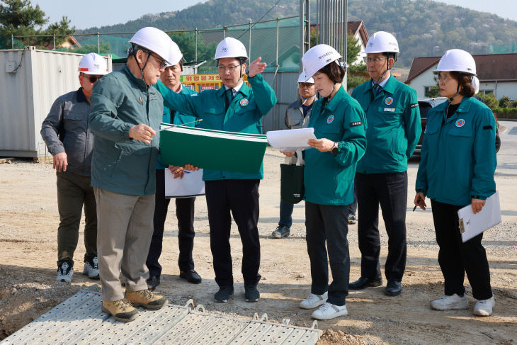 황윤석도서관 건설현장 점검(1)