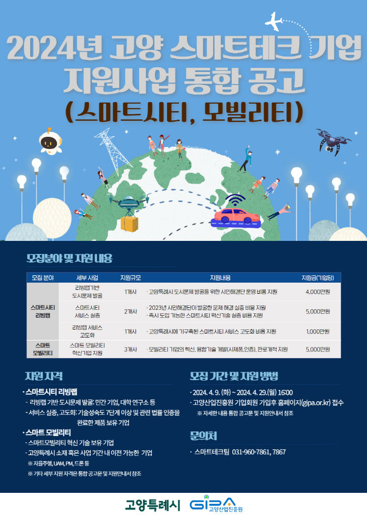 [산하기관]2.고양산업진흥원, 첨단 스마트테크 기업 유치·육성