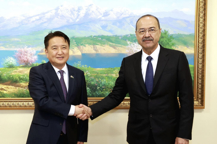 우즈벡 총리 면담