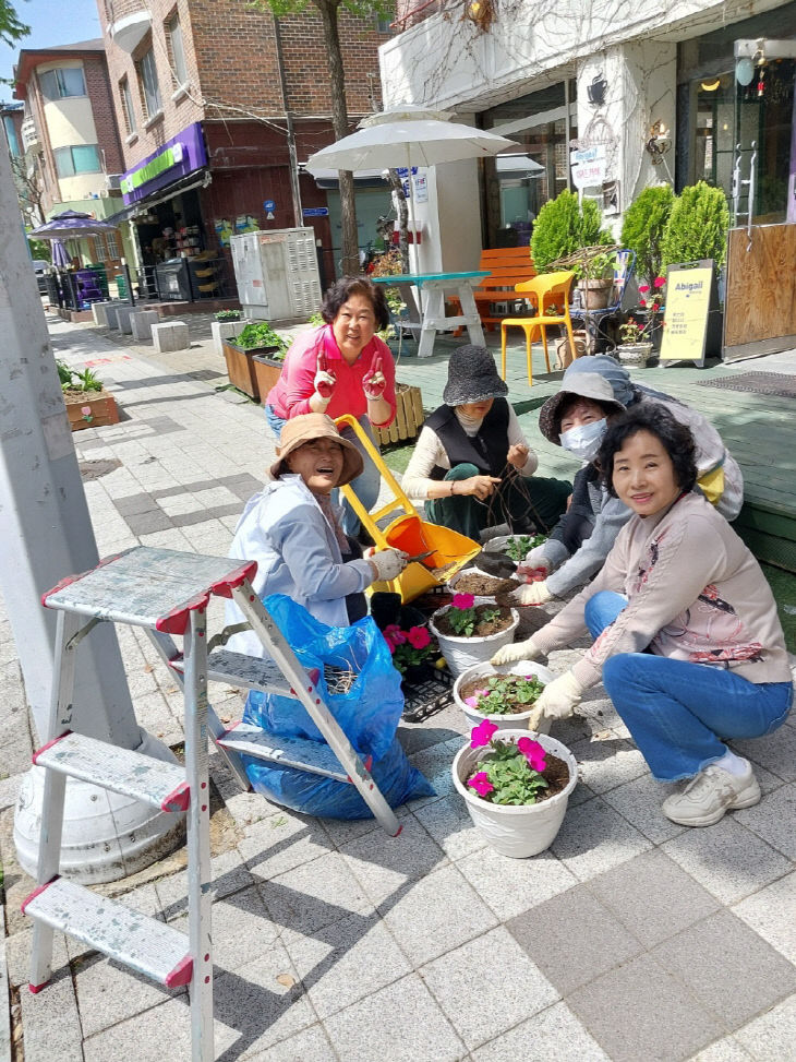 맞이 초화식재 행사 개최