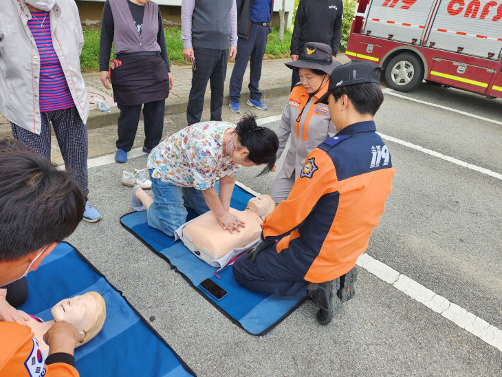 (0418) 논산소방서, 우리 아파트 대피계획 세우기 캠페인 실시2