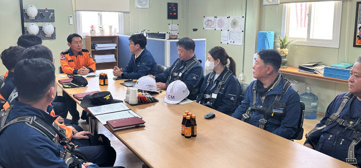 (0419) 논산소방서, 봄철 대형공사장 현장 지도 점검 실시2