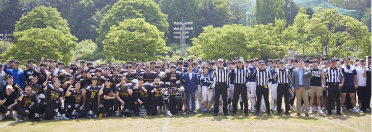 김동연 경기지사, 경기도지사배 대학미식축구