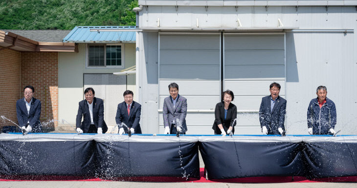 청양 정산지구 농어촌생활용수개발사업 준공식