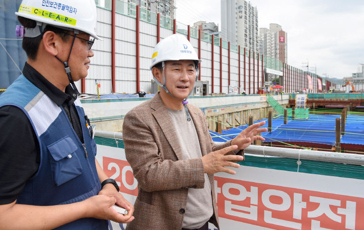 김동근 의정부시장, 아파트 신축공사 현장 점검