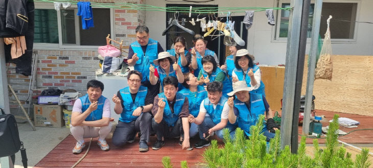한국타이어 금산공장 봉사단체 나눔회, 집수리 봉사