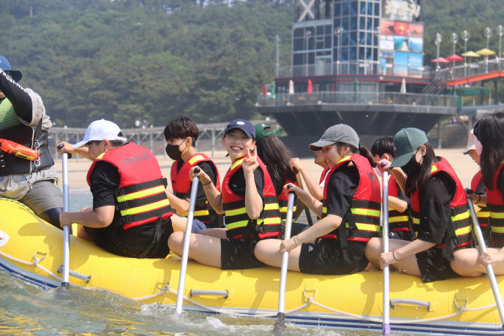 해양교육원, 바다를 가르며우리의 꿈을 향해서(지난해 사진)