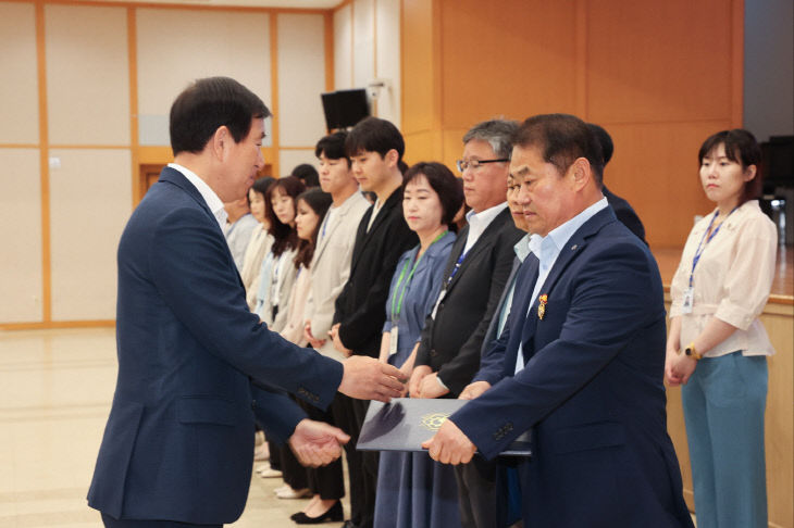 유승훈 안전총괄과장 국가재난관리유공 대통령상 수상