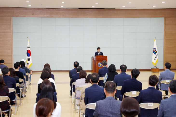 충북교육청 6월 월례조회