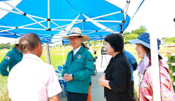 고창군, 벼 모내기 현장방문 3