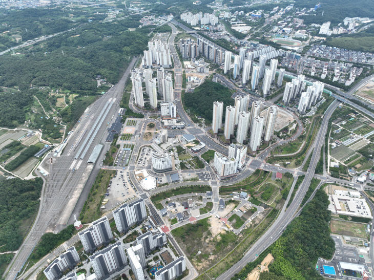 신진주 역세권 전경