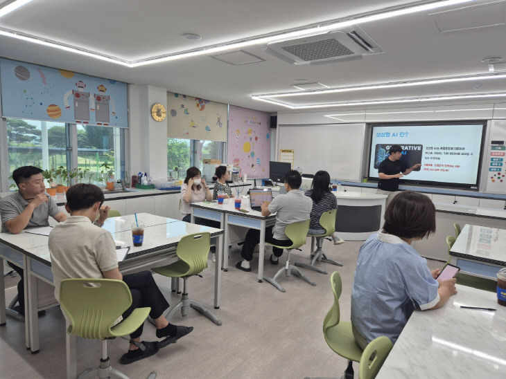 예산 조림초, AI시대에 발맞춘 지원장학 교원 연수 실시2