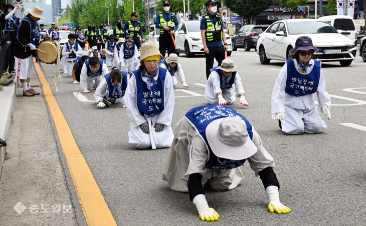 20240620-발달장애인부모연대 오체투지 결의대회