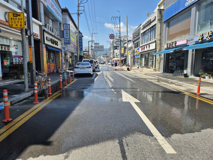 성주군  보행환경을 개선